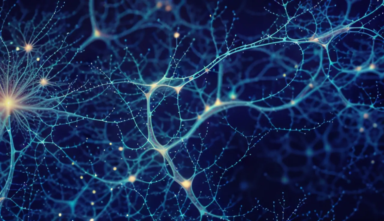 a close up of a network - Neuroplasticity